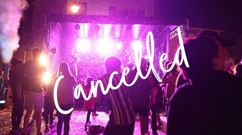New Years Eve event cancelled
