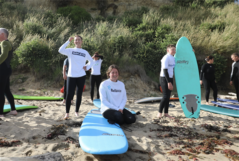 Surfing for Farmers at Campbells Bay