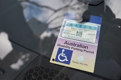Australian disability parking permit