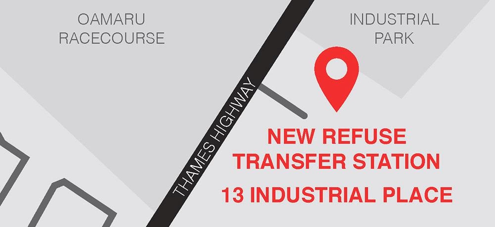 Oamaru Refuse Transfer Station map