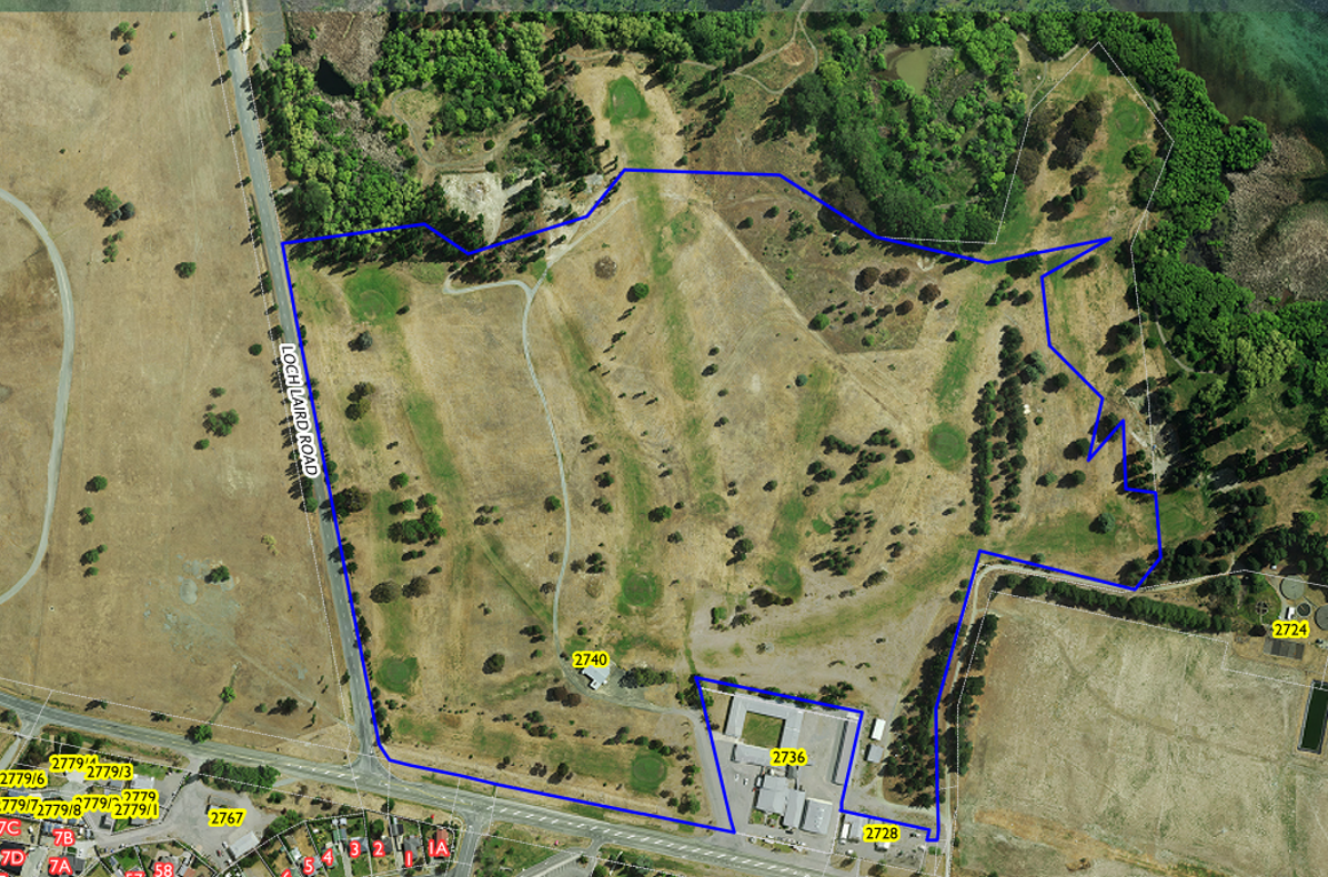 golf course location map