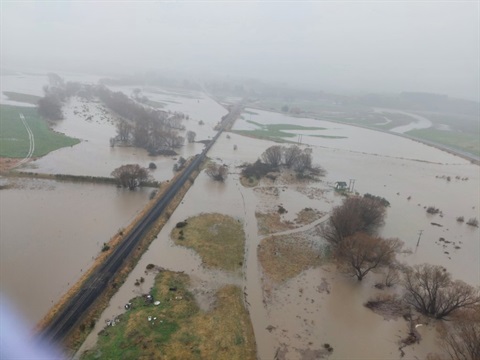 Flooding at Maheno