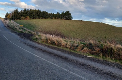 Photo of a muddy road