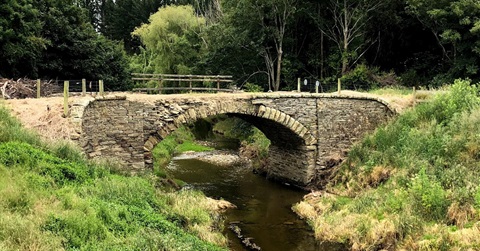 Bridge near Dunback domain