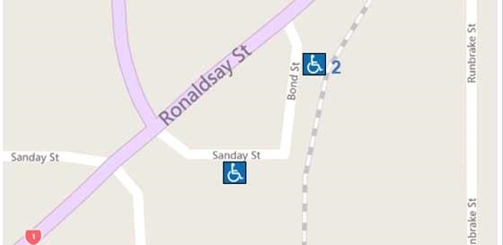 Palmerston Mobility Parking