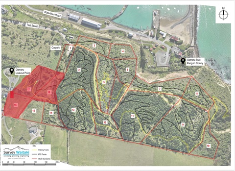 Cape Wanbrow spraying sites